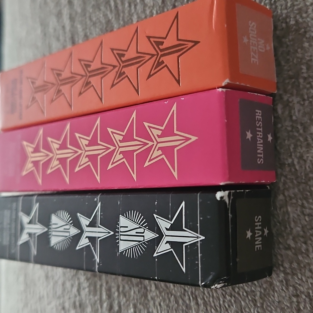 *Jeffree Star Lipstick Set - No Squeeze, Shane & No Restraints Bundle